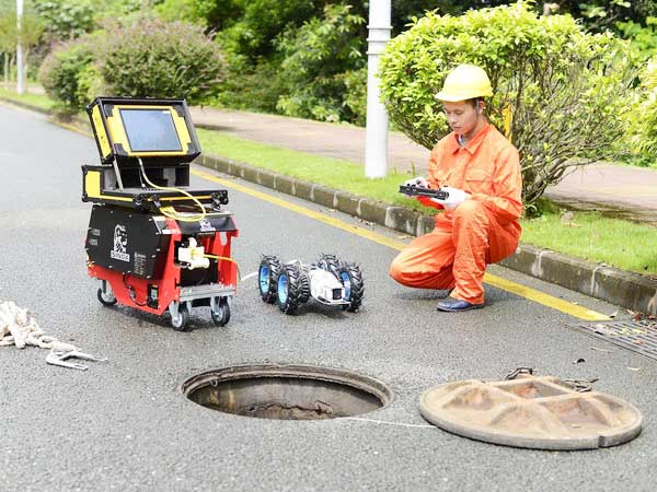 牡丹管道机器人检测